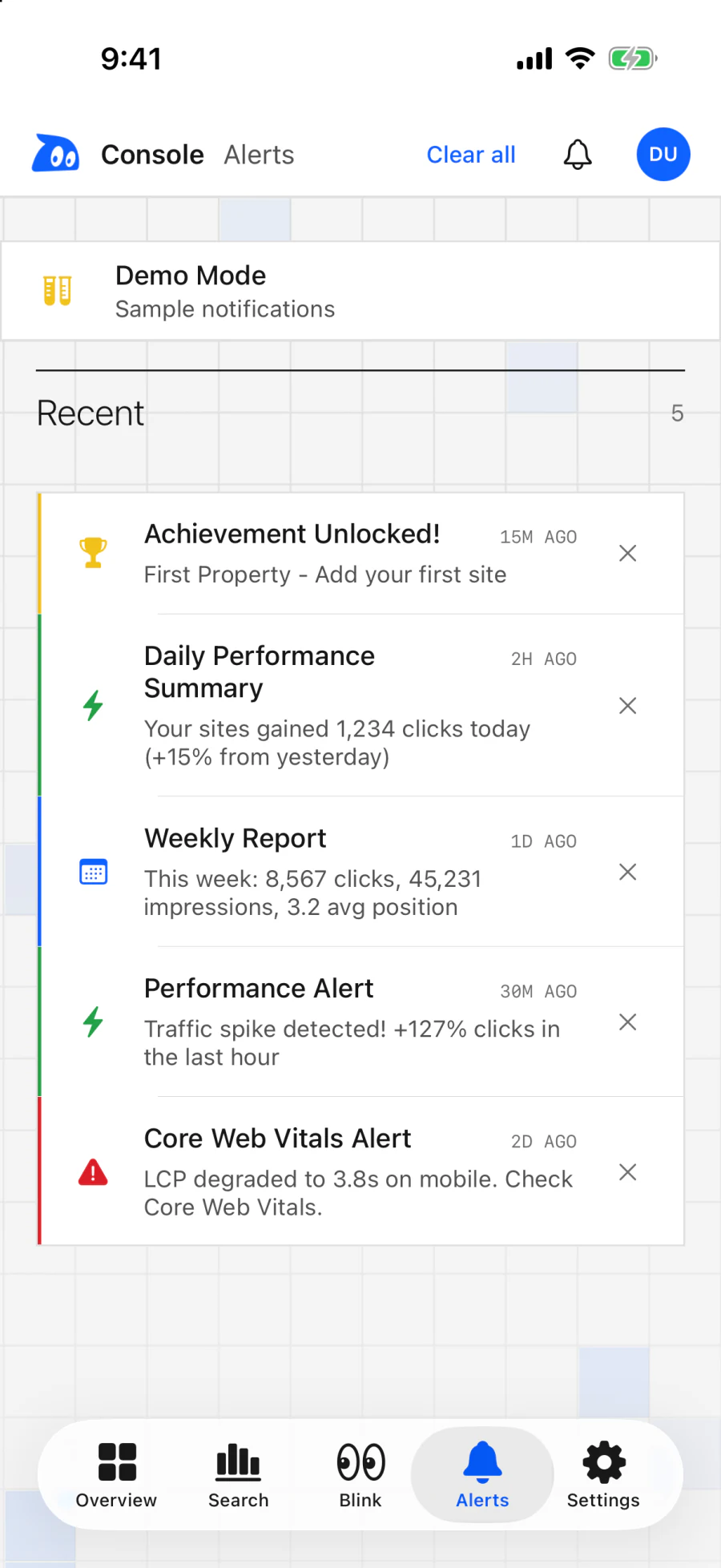 Alerts